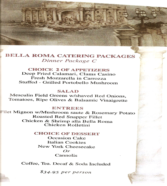 Bella roma coupons