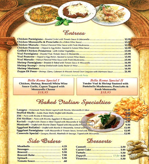 Bella roma coupons